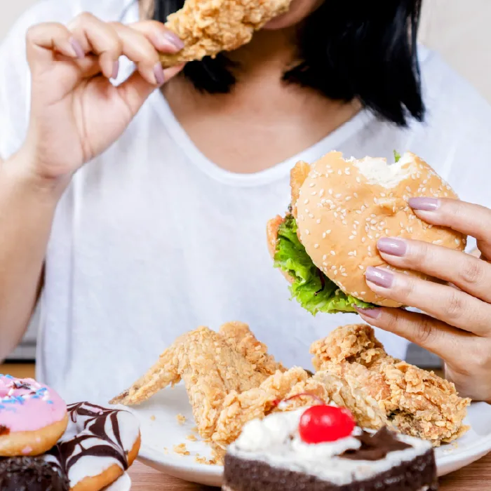 Irregular eating habits
