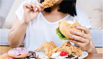 Irregular eating habits
